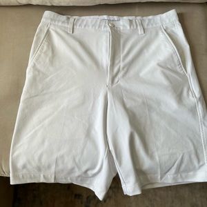 White FootJoy Golf Shorts